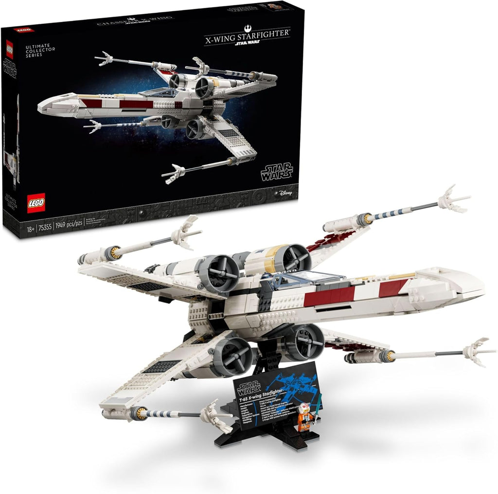 LEGO Star Wars Ultimate Collector Series X-Wing Starfighter 75355 | Bauset für Erwachsene, Star Wars Sammlerstück zum Bauen und Ausstellen mit Luke Skywalker Minifigur