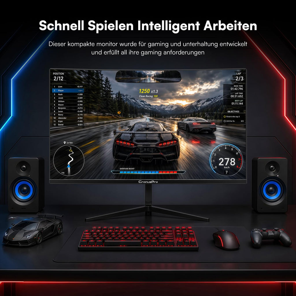 34 Zoll Ultrawide Curved Gaming Monitor, 165Hz, 1ms MPRT, UWQHD