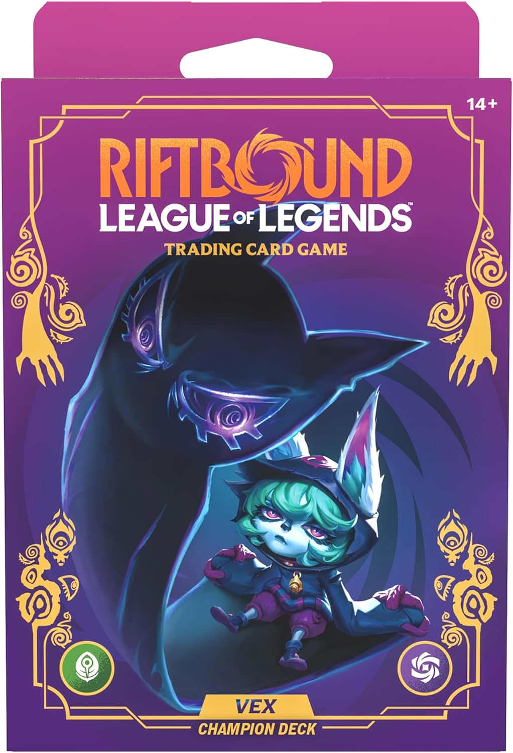Riftbound: League of Legends TCG Unleashed - Champion Deck: Vex - Ready-to-Play Character, Trading Card Game, Battle Deck-Building, Play Slow & Steady