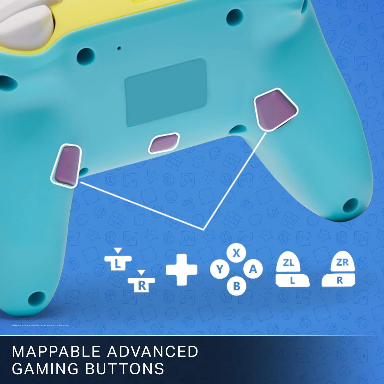 PowerA Enhanced Wireless Controller for Nintendo Switch - Peely, Fortnite, Nintendo Switch - OLED Model, Nintendo Switch Lite, Gamepad, Game Controller, Bluetooth Controller, Officially Licensed