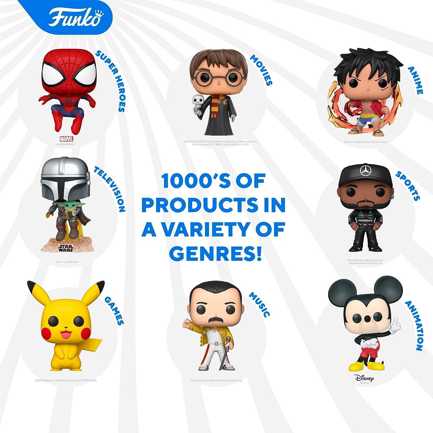 Funko Pop! Keychain: One Piece - Monkey D. Luffy Gear 5- Neuartiger Schlüsselanhänger - Vinyl-Minifigur Zum Sammeln - Strumpffüller - Geschenkidee - Offizielle Handelswaren - Anime Fans