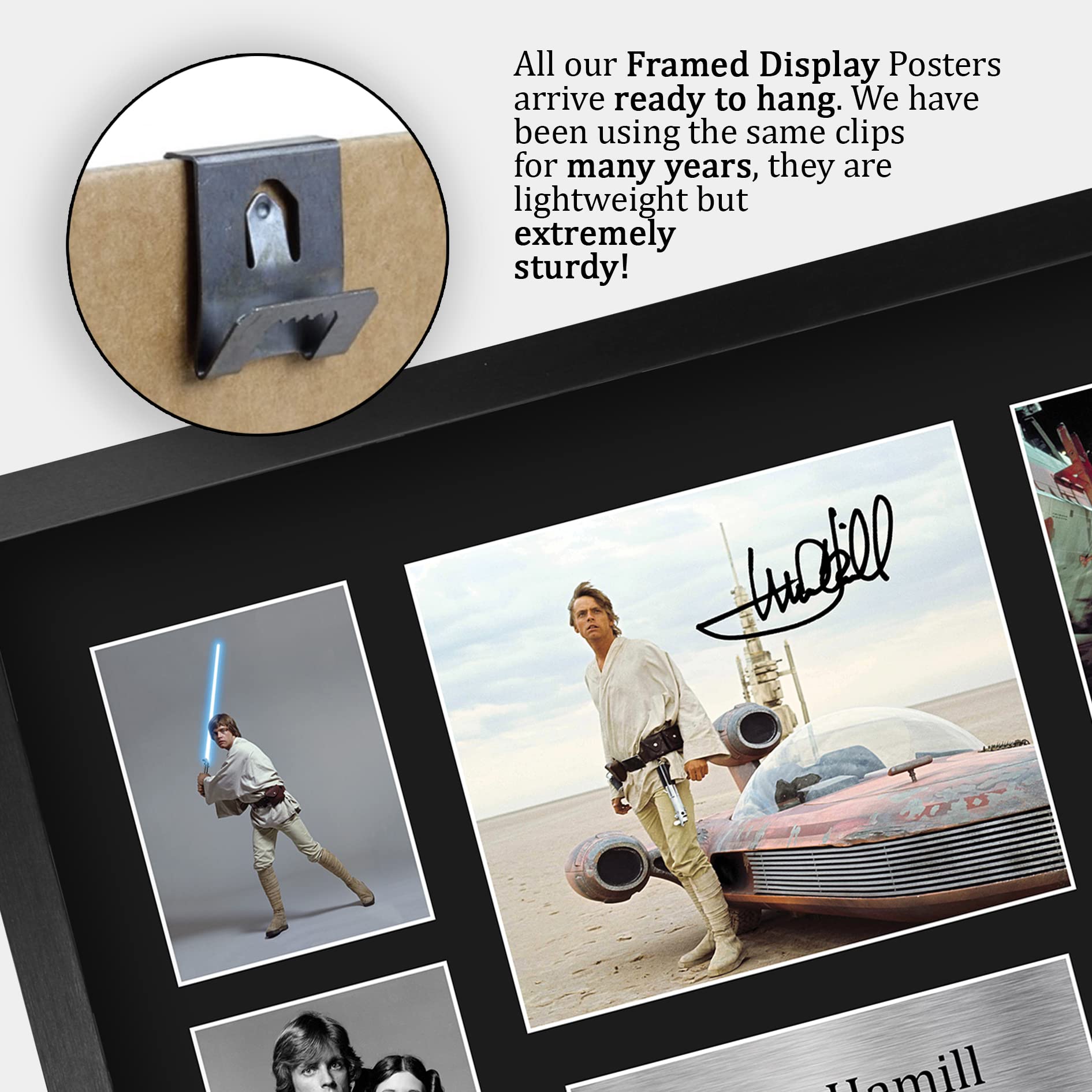 HWC Trading FR A3 Mark Hamill Star Wars Luke Skywalker Geschenke Gedruckt, Signiert Autogramm Bild Display Für Film-Erinnerungsstücke-Fans - A3 Eingerahmt