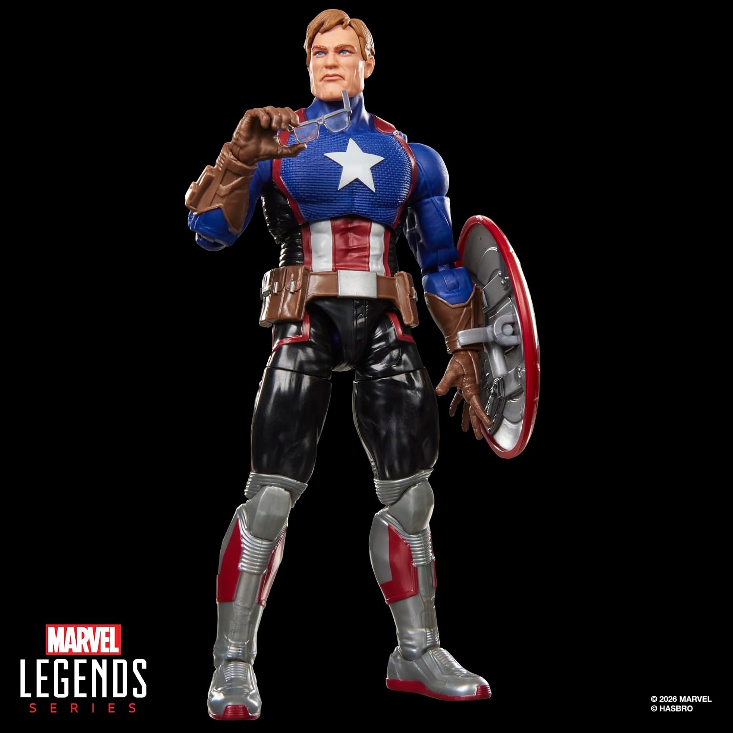 Marvel Legends Series Marvel Super Heroes Magic: The Gathering Captain America (Avengers: Twilight), Action-Figur (15 cm) Plus Exklusive Foil-Sammelkarte für das Trading Card Spiel