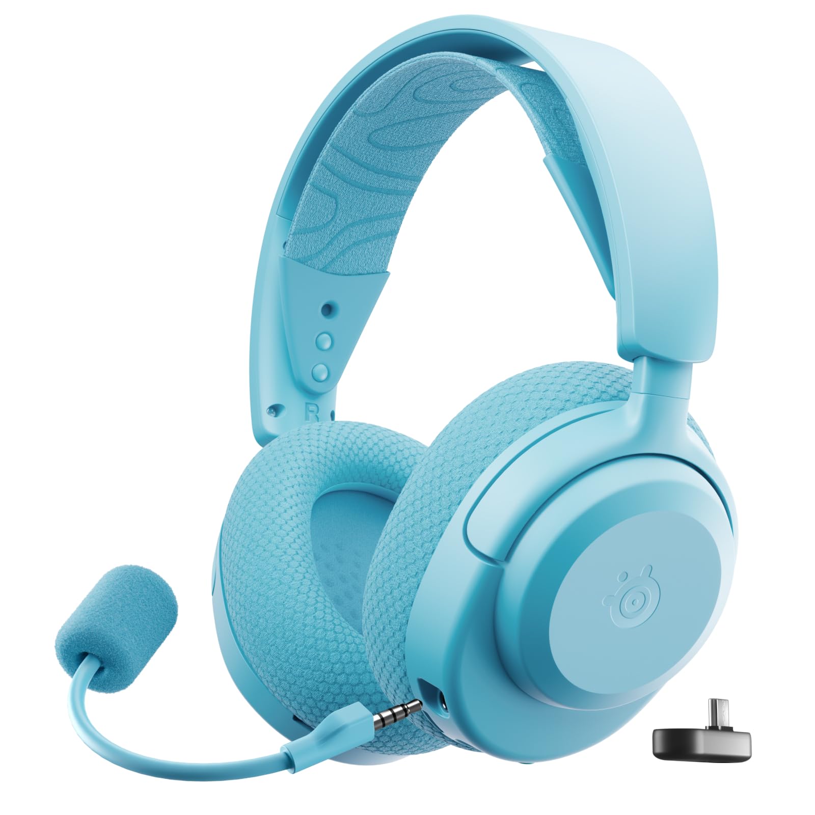 SteelSeries Arctis Nova 3P Wireless - PS5 Headset & PC Gaming Headset – App-Steuerung – 40 Std. Akku – Neodym-Magnet-Treiber – 2,4 GHz/Bluetooth – Abnehmbares Mikrofon – Für PS5, PC, Switch - Schwarz