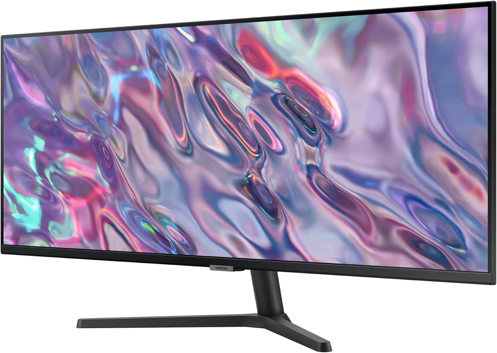 Samsung ViewFinity S50C Monitor S34C500GAU, 34 Zoll, VA-Panel, Ultra WQHD Auflösung, Eco Saving Plus, AMD Freesync, HDR10, 5 ms Reaktionszeit, Bildwiederholrate 100 Hz, Schwarz
