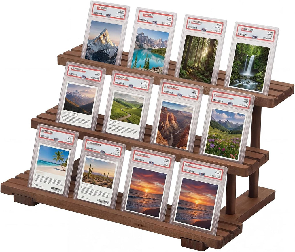 Kartenständer für Sammelkarten, 3-stöckiger Karten Display