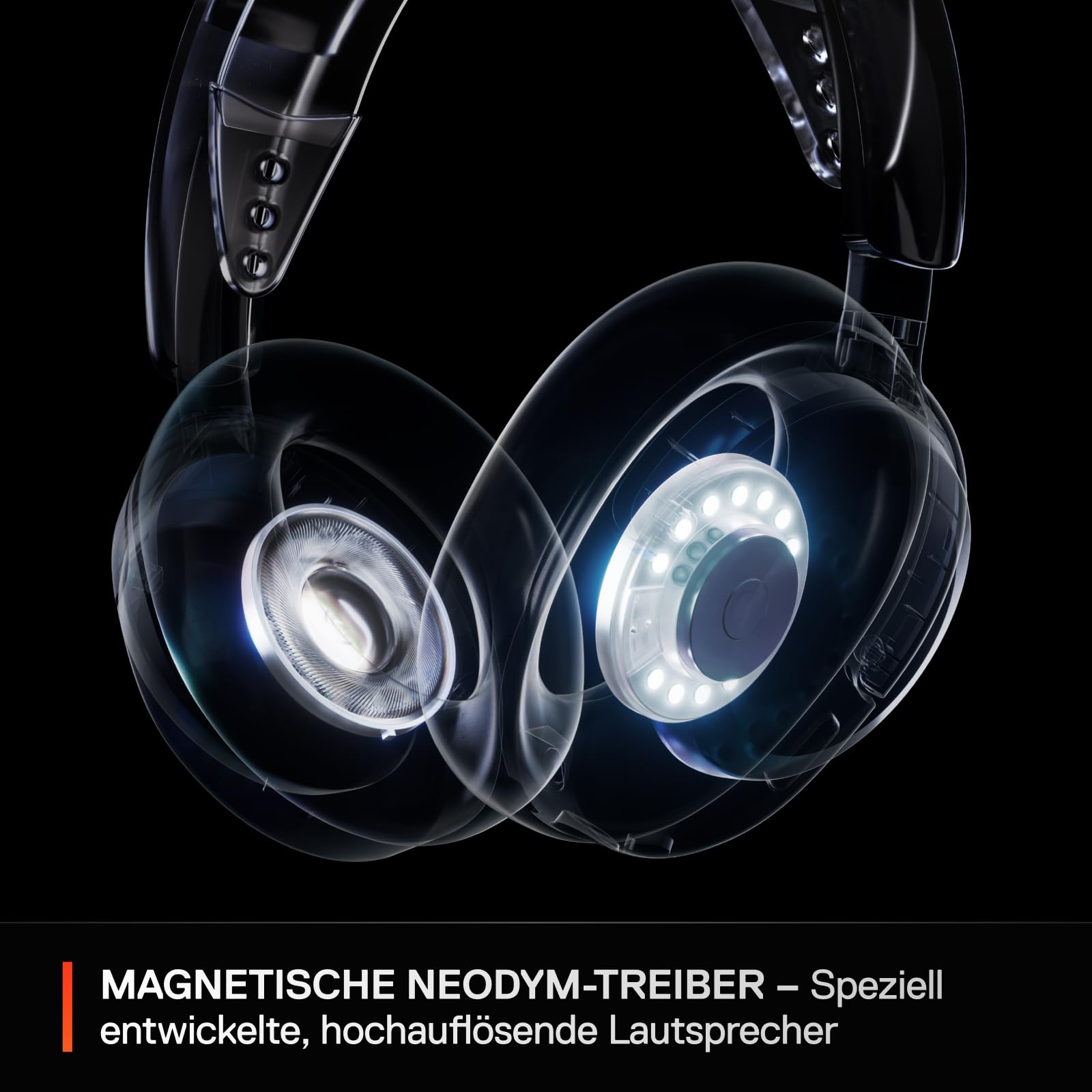 SteelSeries Arctis Nova 3P Wireless - PS5 Headset & PC Gaming Headset – App-Steuerung – 40 Std. Akku – Neodym-Magnet-Treiber – 2,4 GHz/Bluetooth – Abnehmbares Mikrofon – Für PS5, PC, Switch - Schwarz
