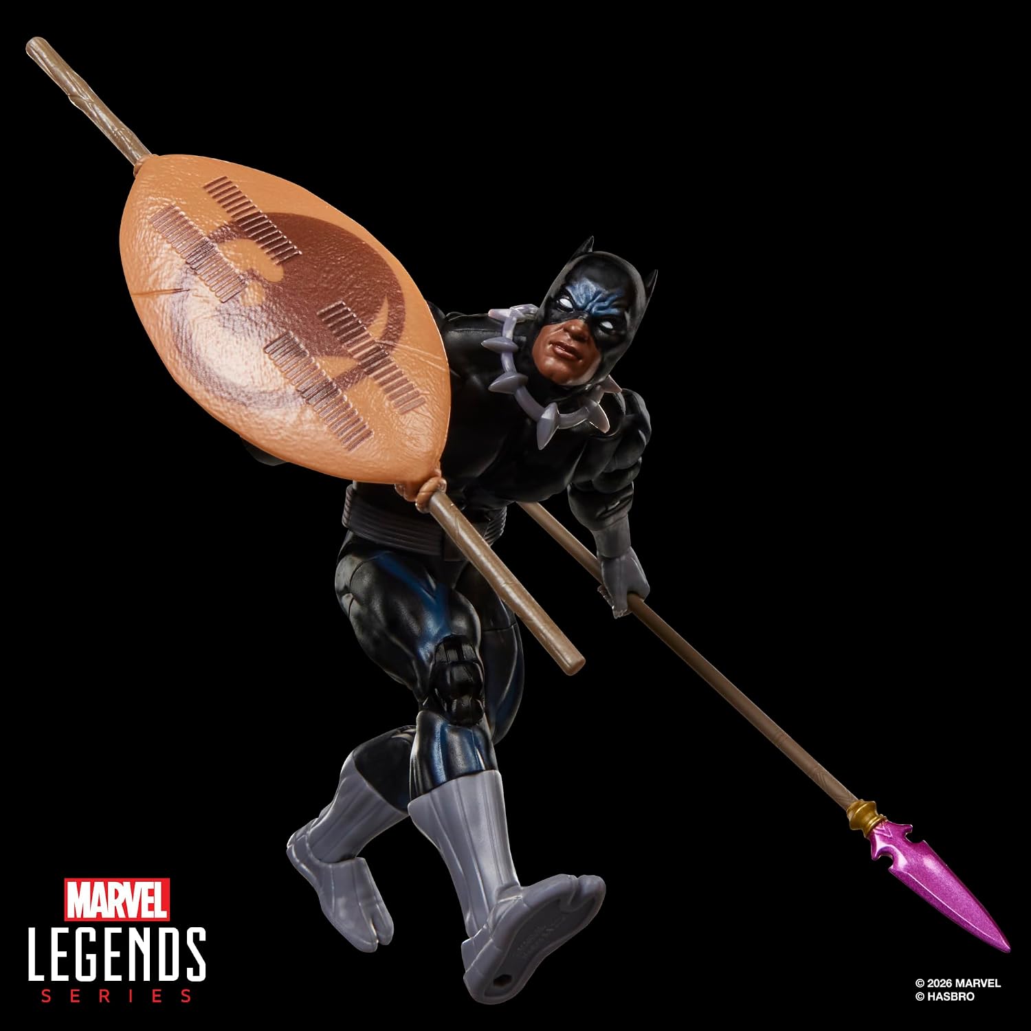 Marvel Legends Series Marvel Super Heroes Magic: The Gathering Black Panther, Action-Figur (15 cm) Plus Exklusive Foil-Sammelkarte für das Trading Card Spiel