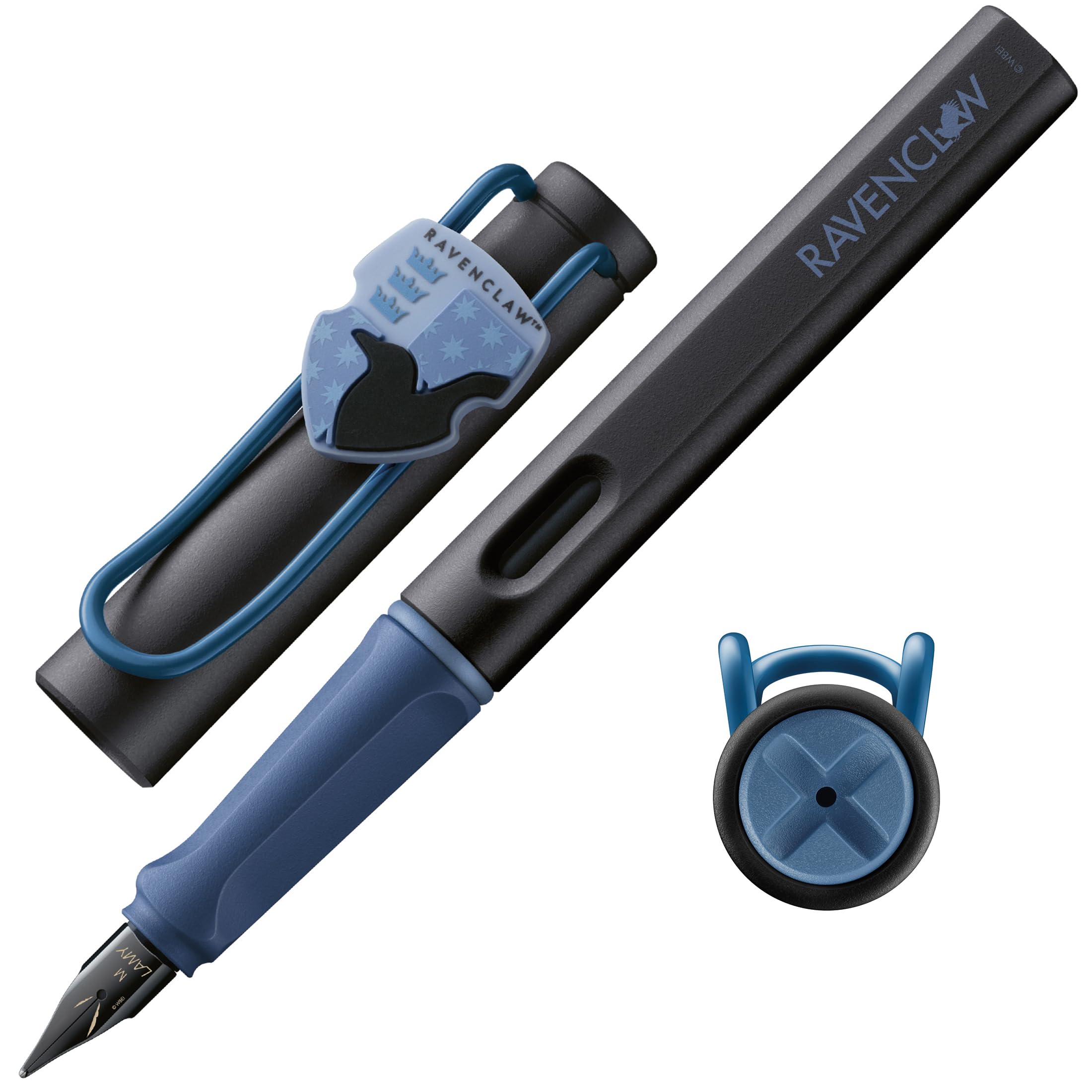 Lamy safari Harry Potter Gryffindor™ Fountain Pen – Special Edition Fountain Pen with House Crest – Steel Nib in Medium Line Width – with Ergonomic Grip – incl. T10 Blue Ink Cartridge – Right-Handed
