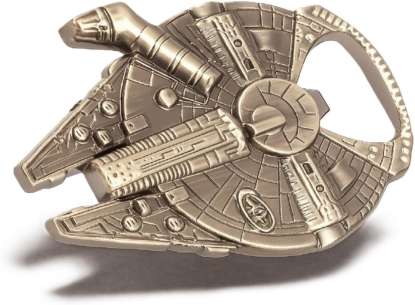 Han Solo's Millennium Falke Flaschenöffner in Raumschiff-Optik | 60 x 48mm, Star Wars Fan Geschenk, Geschenk Kind Mann Frau