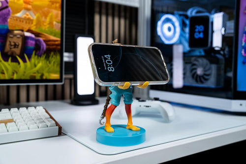 Cableguys Fortnite Fishsticks Controller Halter & Handy Ständer - Gaming Zubehör für Zimmer und Schreibtisch-Setup, Ständer Kompatibel mit Xbox-, PlayStation- & den meisten Standard-Controllern