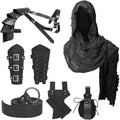 6PCS Mittelalter Ritter Zubehör. Männer Renaissance Umhang