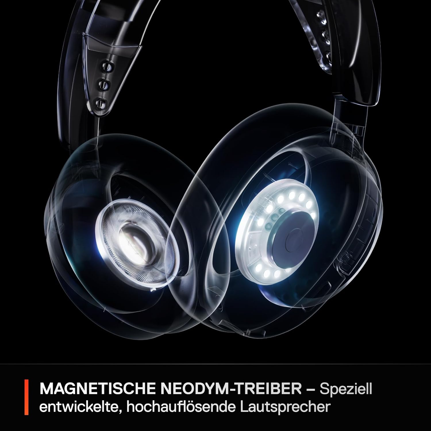 SteelSeries Arctis Nova 3P Wireless - PS5 Headset & PC Gaming Headset – App-Steuerung – 40 Std. Akku – Neodym-Magnet-Treiber – 2,4 GHz/Bluetooth – Abnehmbares Mikrofon – Für PS5, PC, Switch - Schwarz