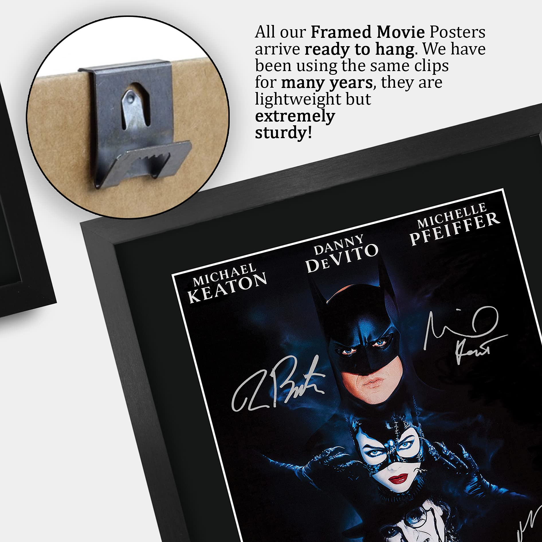 HWC Trading A3 FR The Batman Movie Poster Collection The Cast Signed Gift Printed Autograph Film Gifts Print Photo Picture Display