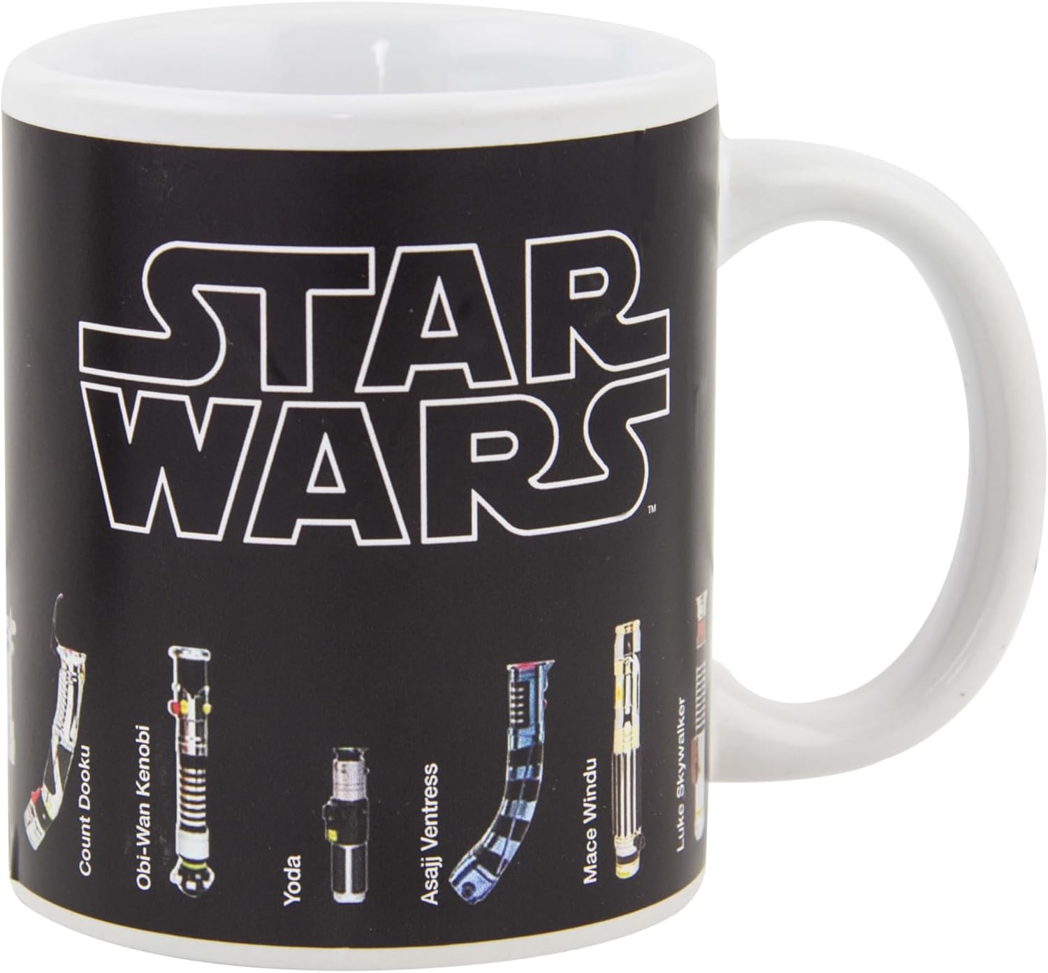 Paladone Star Wars Lichtschwert Farbwechsel Becher 290ml, mehrfarbig, PP3699SW