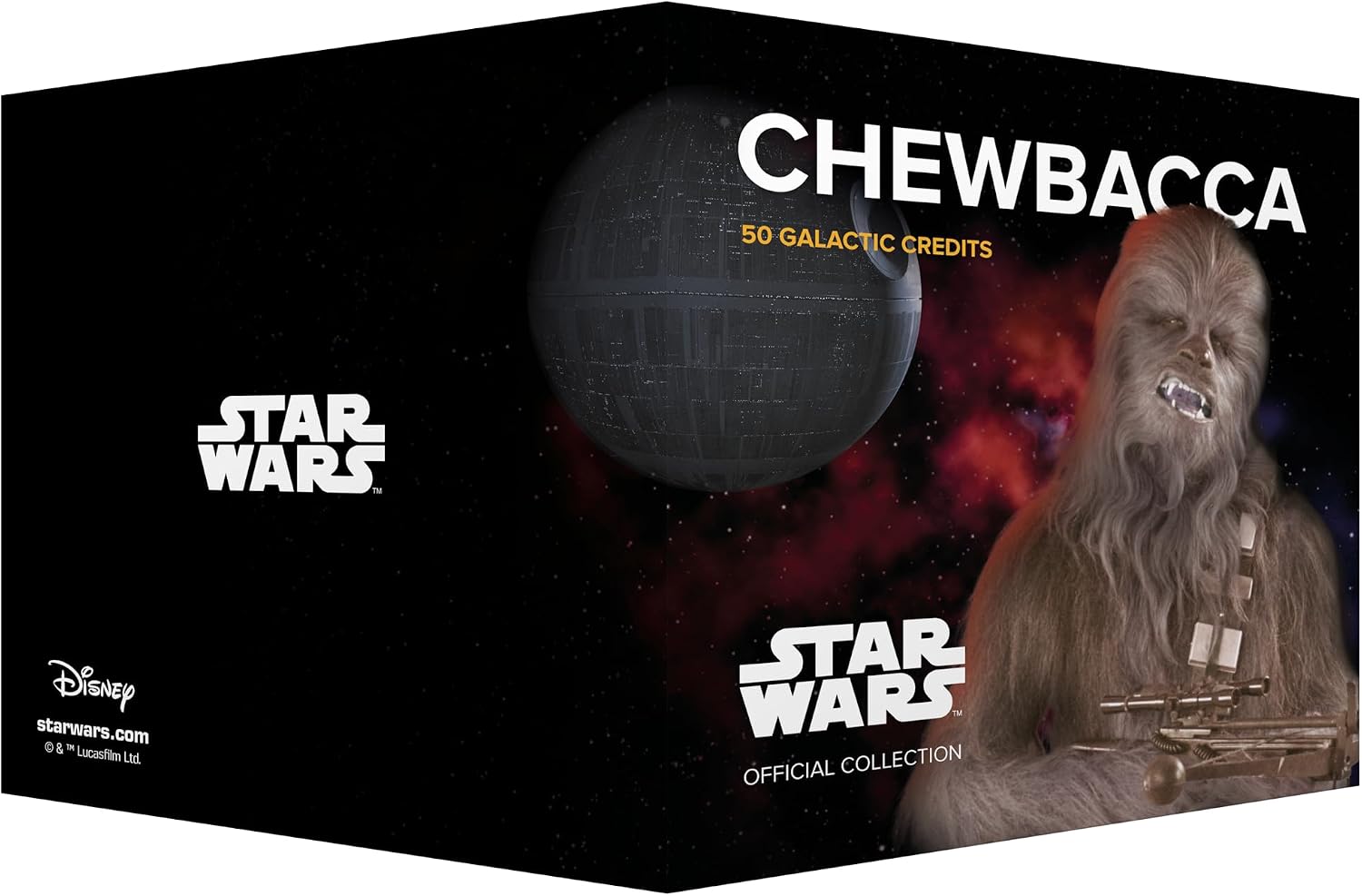 FANTASY CLUB Star Wars Original Chewbacca Trilogie | Offizielles Merchandising | Limitierte Auflage mit goldenem Hologramm und UV-Effekten