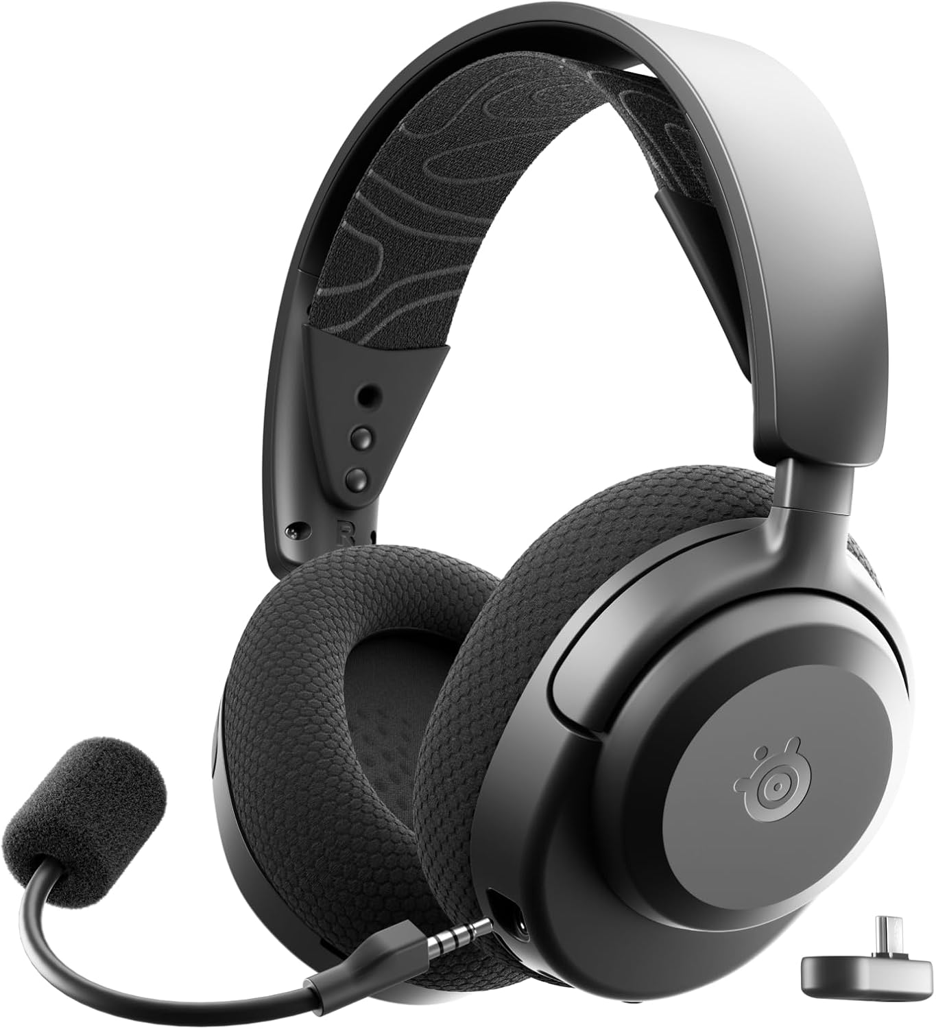 SteelSeries Arctis Nova 3P Wireless - PS5 Headset & PC Gaming Headset – App-Steuerung – 40 Std. Akku – Neodym-Magnet-Treiber – 2,4 GHz/Bluetooth – Abnehmbares Mikrofon – Für PS5, PC, Switch - Schwarz