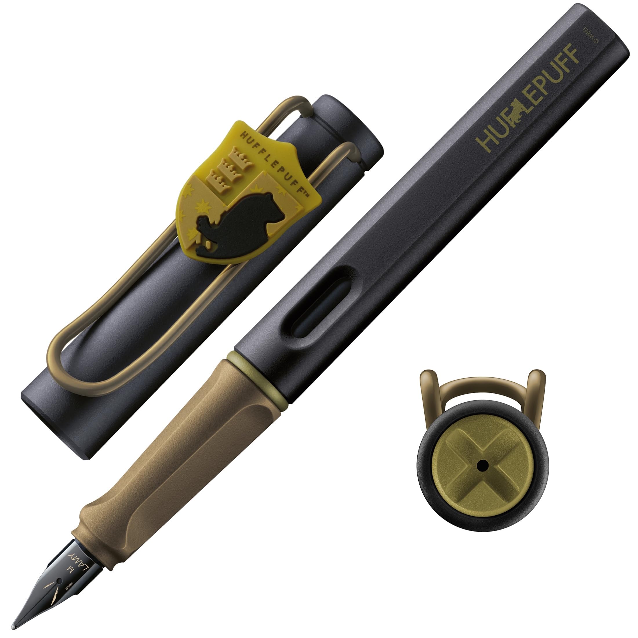 Lamy safari Harry Potter Gryffindor™ Fountain Pen – Special Edition Fountain Pen with House Crest – Steel Nib in Medium Line Width – with Ergonomic Grip – incl. T10 Blue Ink Cartridge – Right-Handed