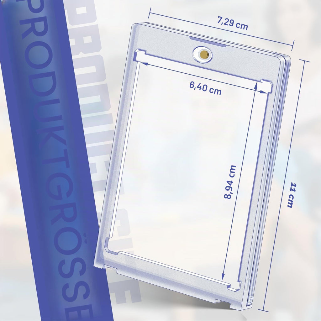 10 Stück 35PT Magnetic Card Holder, UV-Schutz Sammelkarten Hüllen