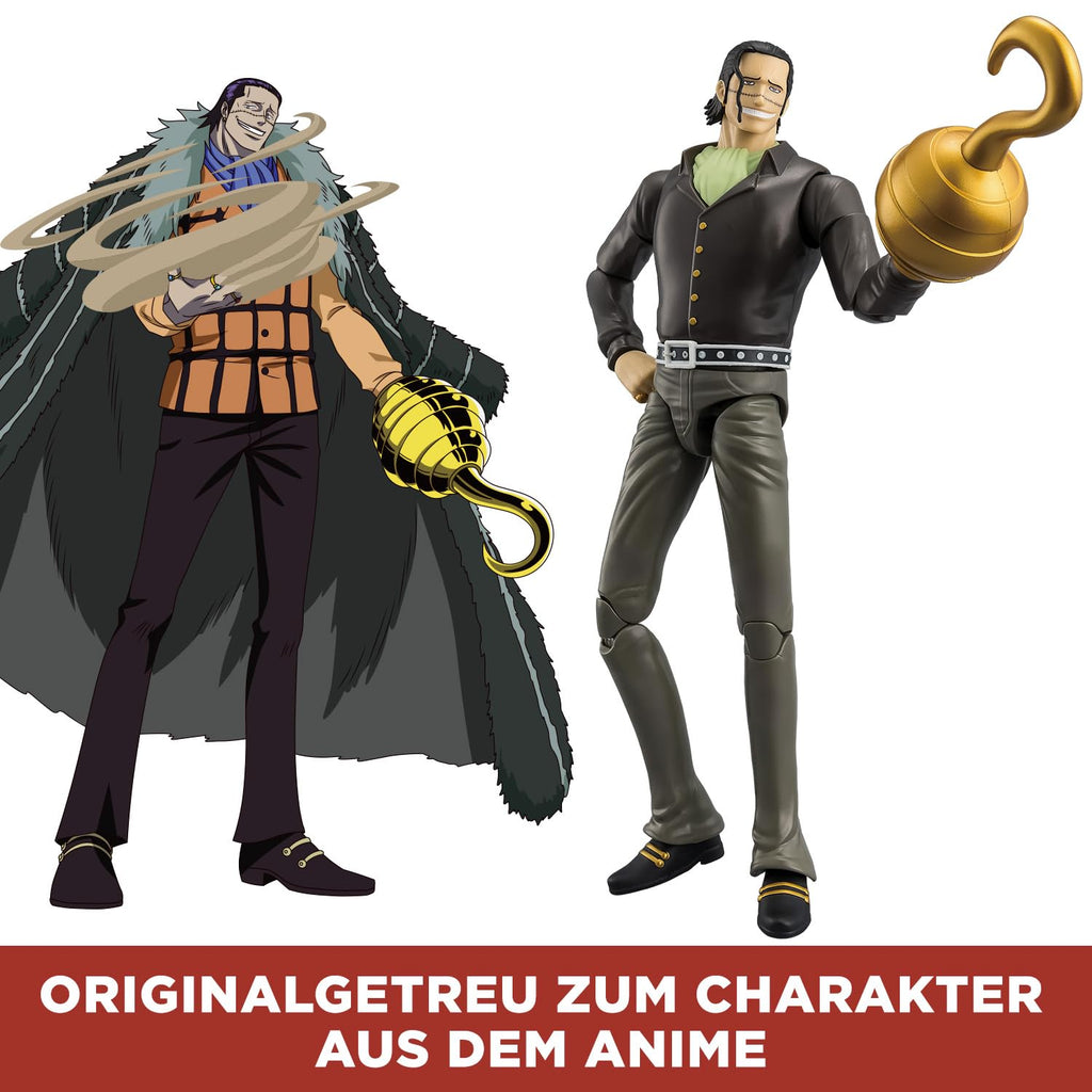 BANDAI – Anime Heroes – One Piece Figur – Lorenor Zorro 17 cm Three Sword Style – Offizielle Lizenz One Piece – Bewegliche Manga Figur Zorro 3 Schwerter – Spielzeug für Kinder ab 4 Jahren – 37052