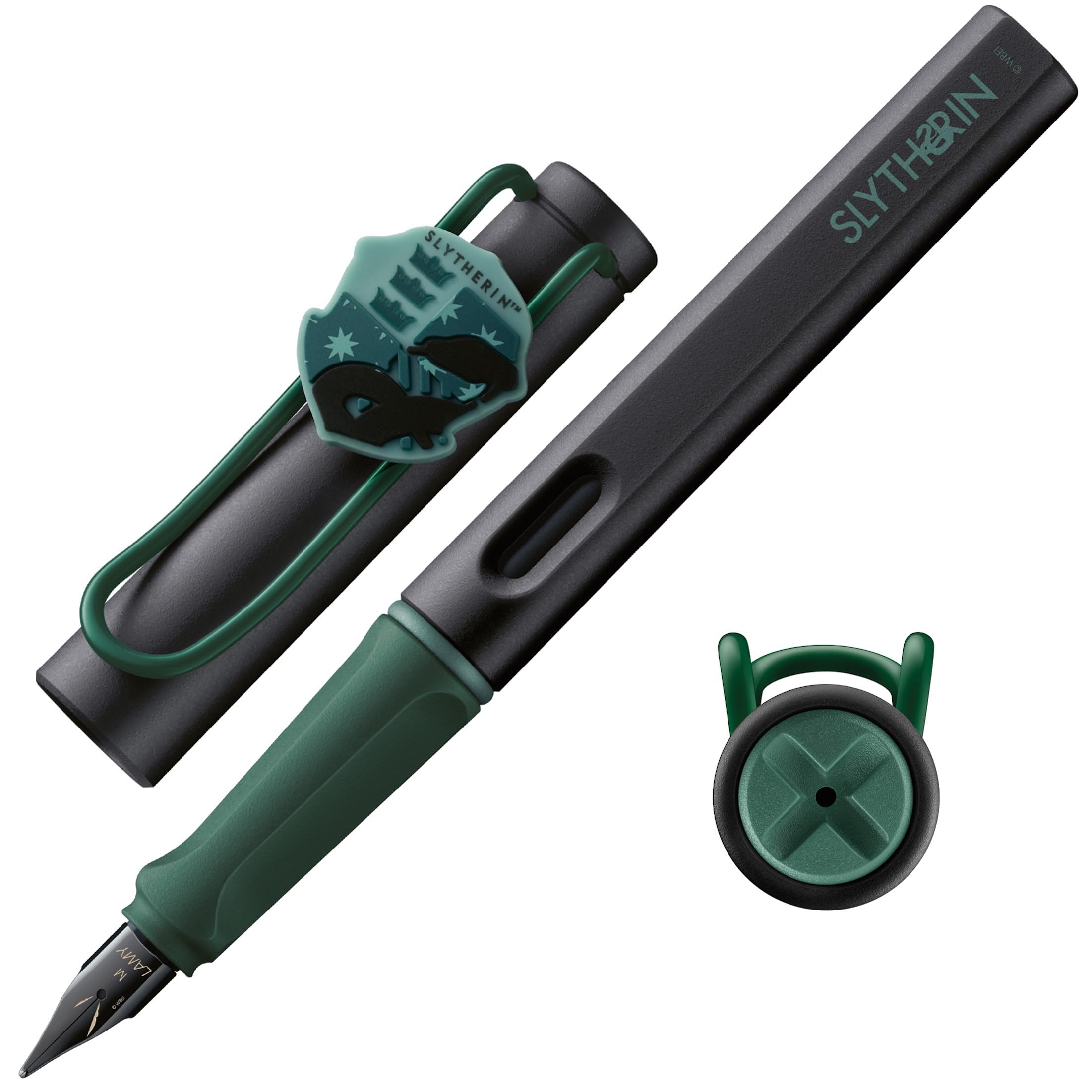 Lamy safari Harry Potter Gryffindor™ Fountain Pen – Special Edition Fountain Pen with House Crest – Steel Nib in Medium Line Width – with Ergonomic Grip – incl. T10 Blue Ink Cartridge – Right-Handed