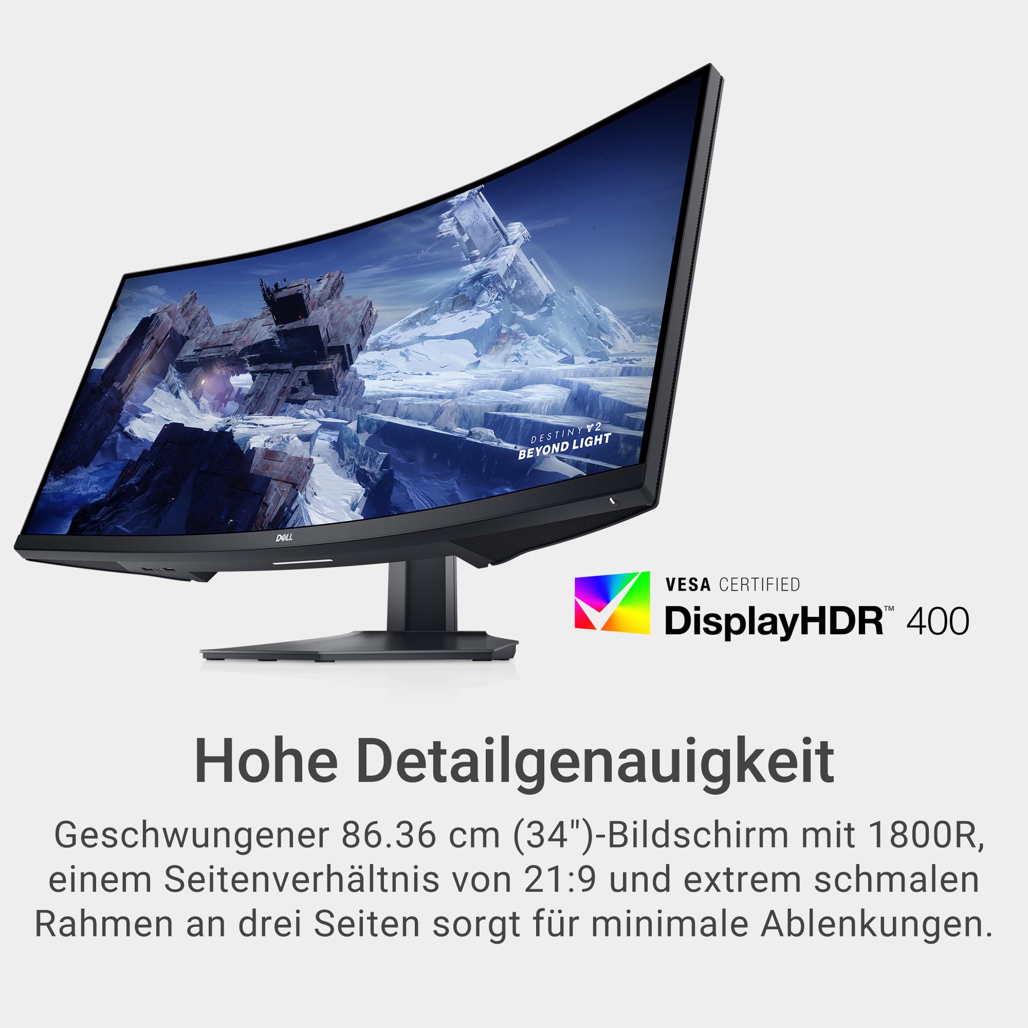 Dell 34 Plus USB-C Monitor - S3425DW, WQHD (3440x1440), 120Hz, VA, 1ms