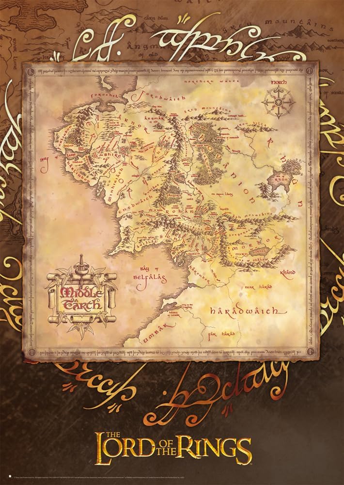 Schmidt 58551 Herr der Ringe, Middle Earth, 1000 Teile Puzzle