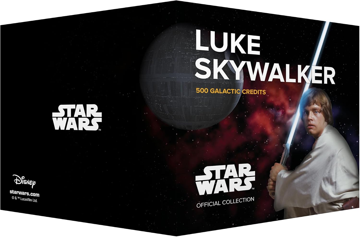 FANTASY CLUB Star Wars Original Luke Skywalker Trilogie | Offizielles Merchandising | Limitierte Auflage mit goldenem Hologramm und UV-Effekten
