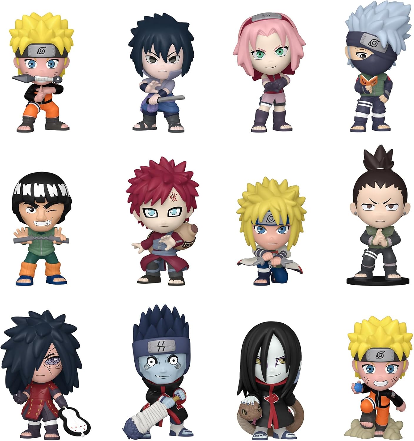 Funko Mystery Mini - Naruto - 1 of 12 to Collect - Styles Vary- Vinyl-Sammelfigur - Geschenkidee - Offizielle Handelswaren - Spielzeug Für Kinder und Erwachsene - Anime Fans und Display