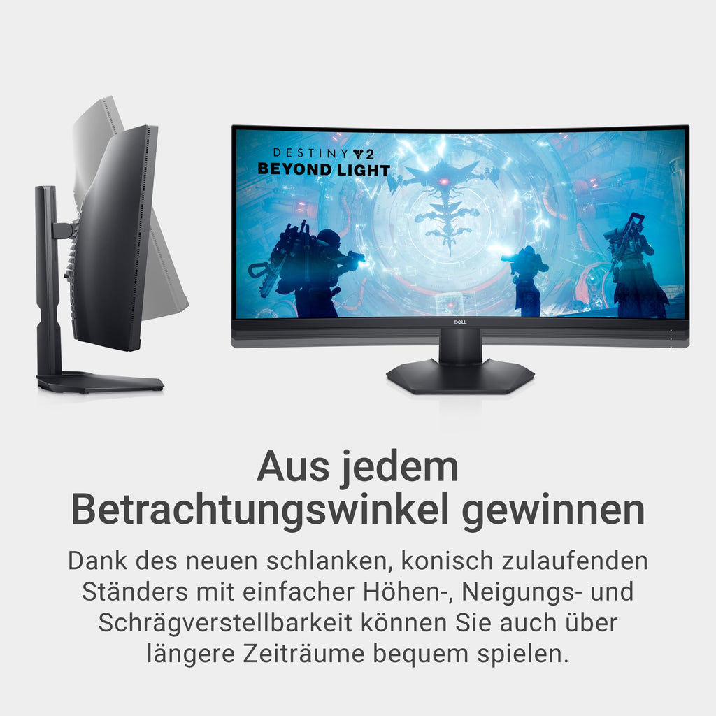 Dell 34 Plus USB-C Monitor - S3425DW, WQHD (3440x1440), 120Hz, VA, 1ms