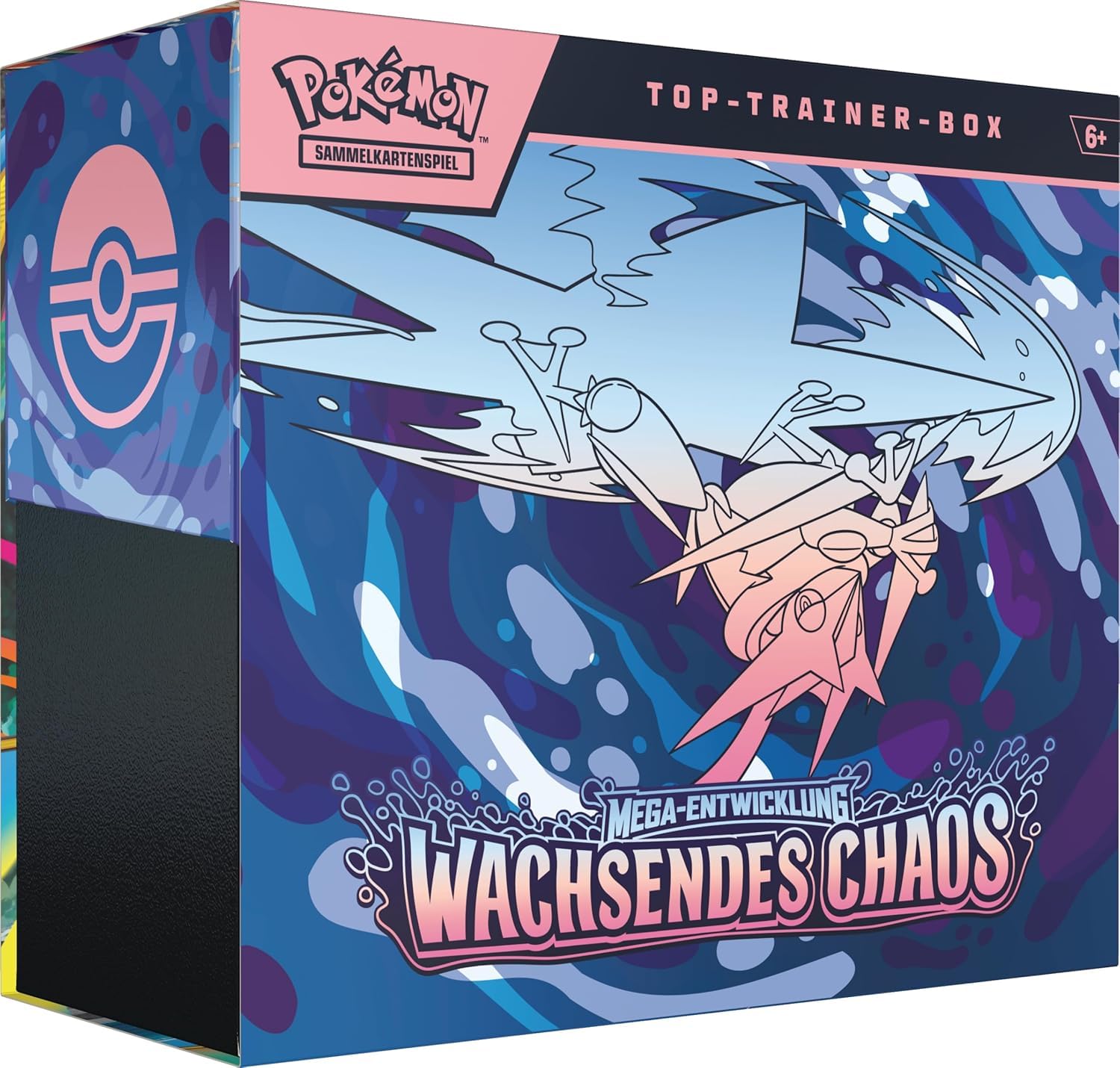 Pokemon Mega Entwicklungen Dunkelnacht – Top Trainer Box TTB - Deutsch NEU & OVP und BB-Toy-Trades-Toploader