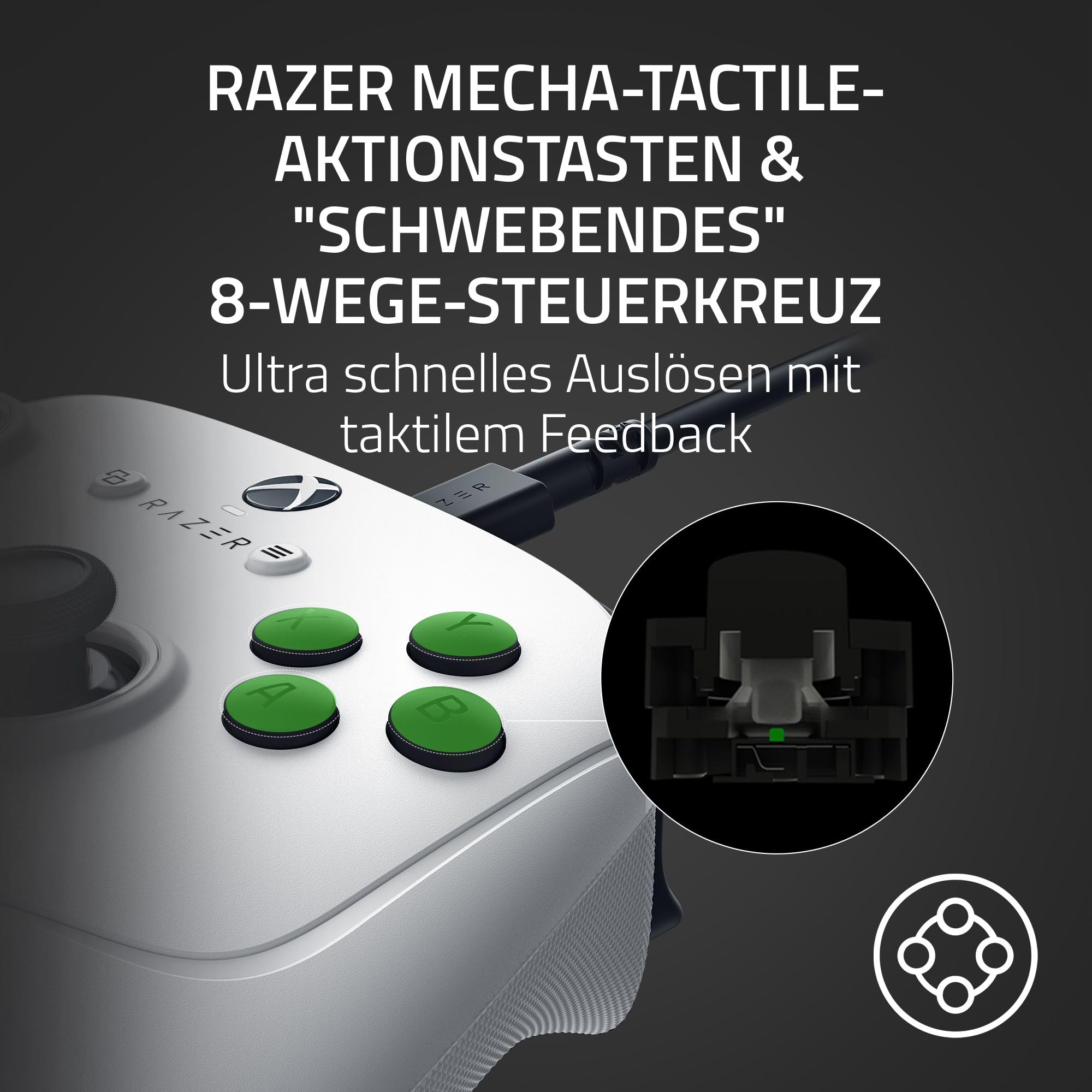 Razer Wolverine V3 Pro - Kabelloser Esports Controller für Xbox & PC (HyperSpeed Wireless, Mecha Tactile Action Buttons, Anti-Drift Hall Effect Analog Sticks, haptische Vibrationen) Schwarz