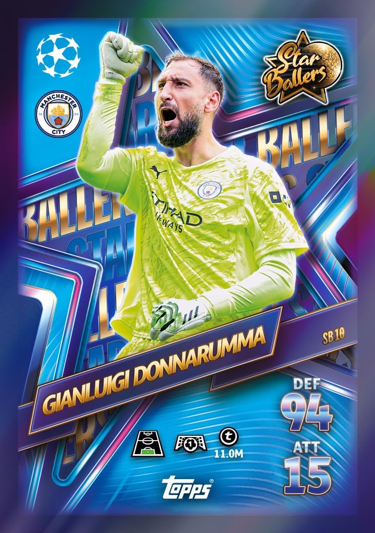 Topps UCC Match Attax 2025/26 - Update Eco Pack #2 - Star Ballers - enthält 41 Cards, darunter 16 Exklusive Star-Baller-Cards und eine Supreme Talent LE