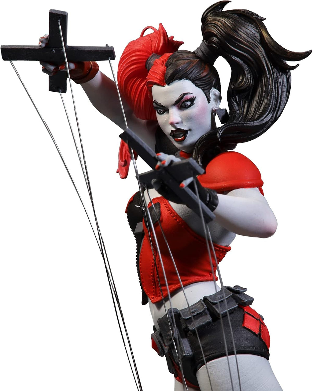 LANSAY - DC Harley Quinn Resin Statue by Ema Lupacchino – detailreiche Polyresin Sammlerfigur im Maßstab 1:10 – handnummerierte Comic Statue für DC Fans ab 14 Jahren mit hochwertigem Sammlerdesign