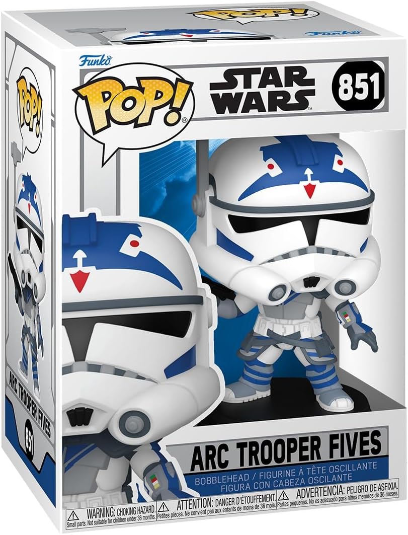 Funko POP! Star Wars: Fives ARC2 | Offizieller Fanartikel und Merch - Vinyl Sammelfigur als Regal Deko - Geschenkidee zum Geburtstag für Fans und Sammler
