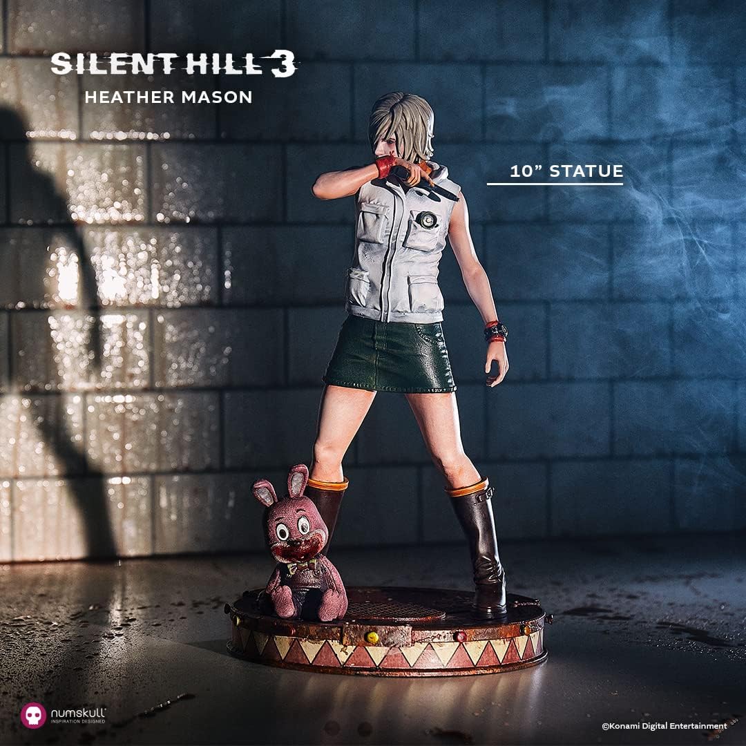 Numskull Silent Hill 2 James Sunderland Figur 23,5 cm Sammlerstatue – Offizielles Konami Silent Hill Merchandise – Limitierte Gaming-Figur | Handbemaltes PVC, 23,5 cm hoch, rostiger Boden. Schreibtisch oder Regal Display Für Silent Hill Sammler und Fans