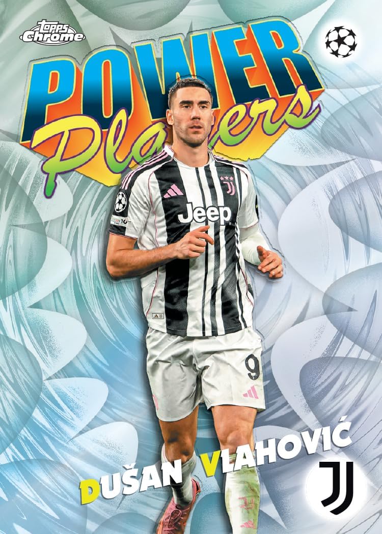 Topps Chrome® UEFA Club Competitions 2025-26 - Value Box (contains 7 packs per box, 4 cards per pack)
