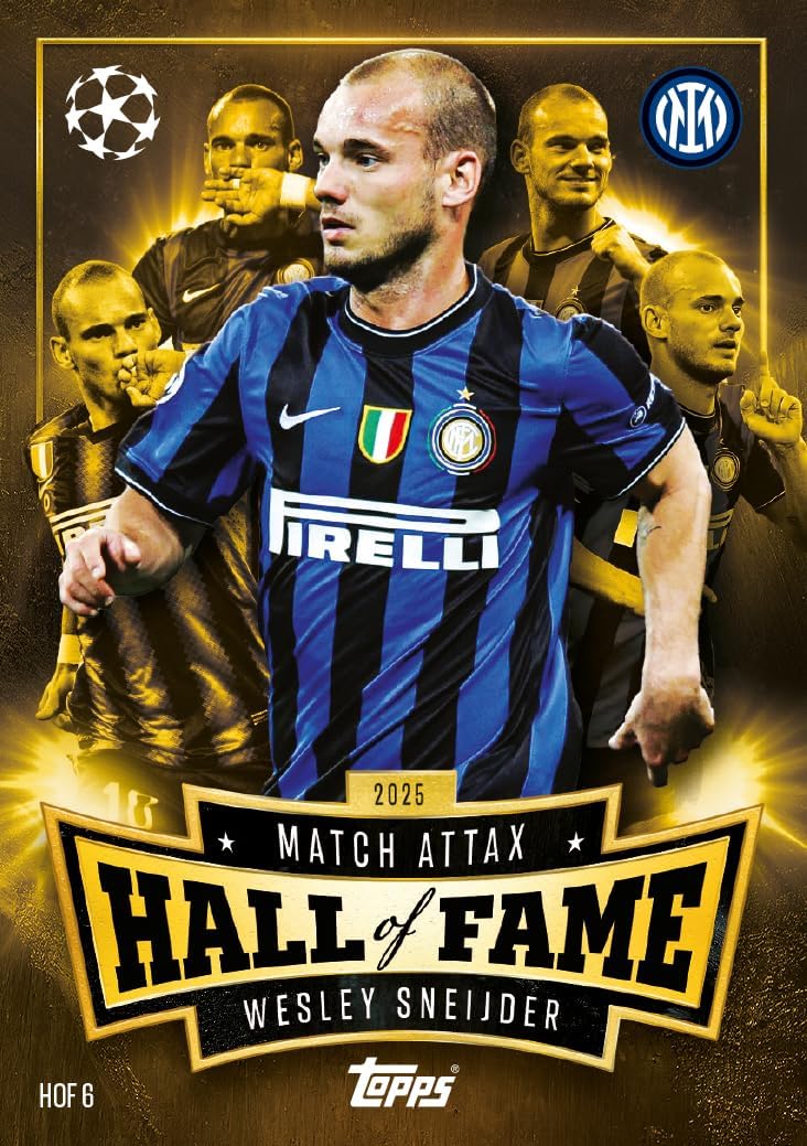 Topps UCC Match Attax 2025/26 - Full Box - Enthält 32 Päckchen mit 4 speziellen Einsteckkarten pro Packung (12 Karten pro Packung)