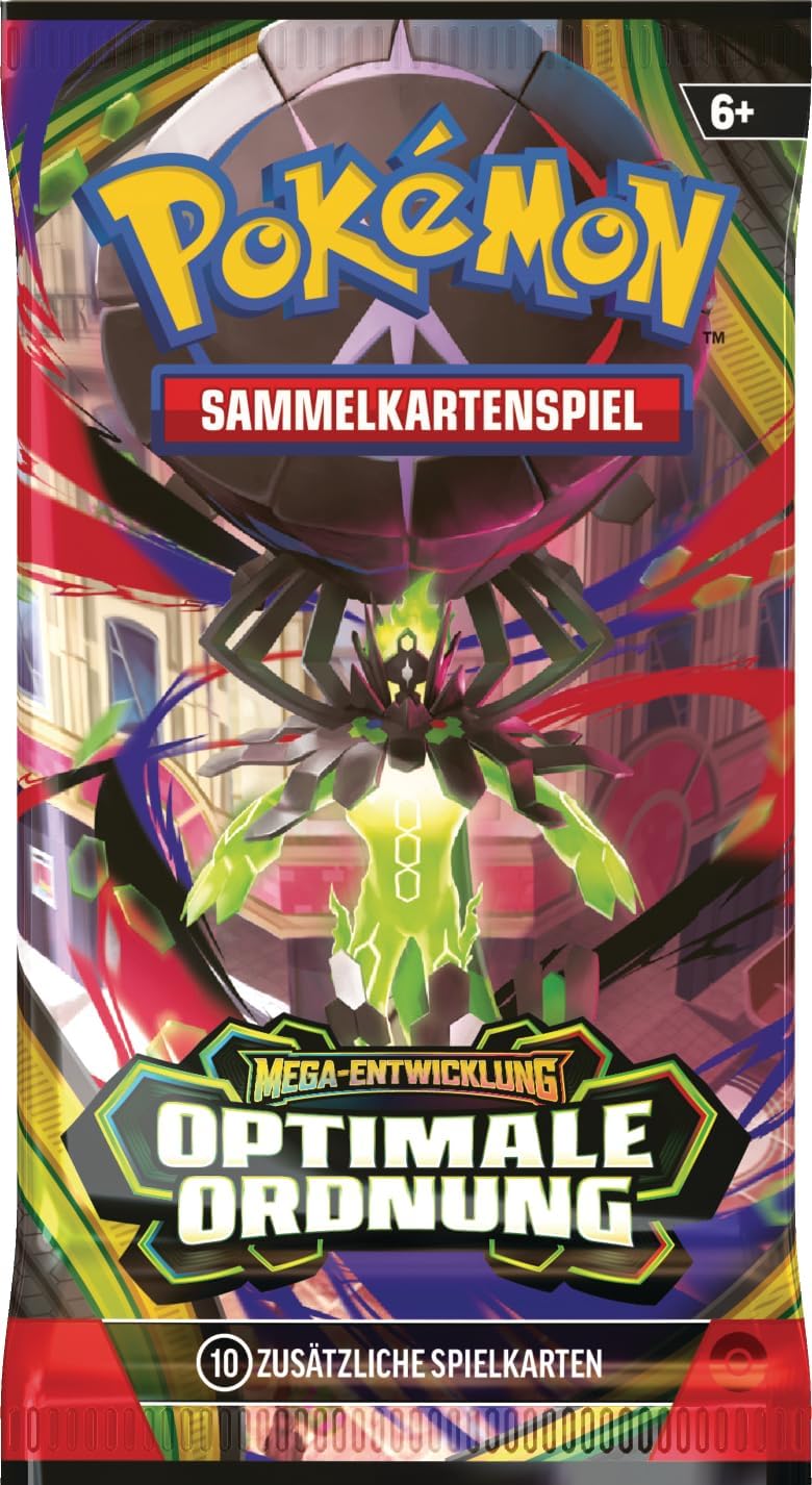 Pokémon-Sammelkartenspiel: Boosterbundle Mega-Entwicklung – Optimale Ordnung (6 Boosterpacks)