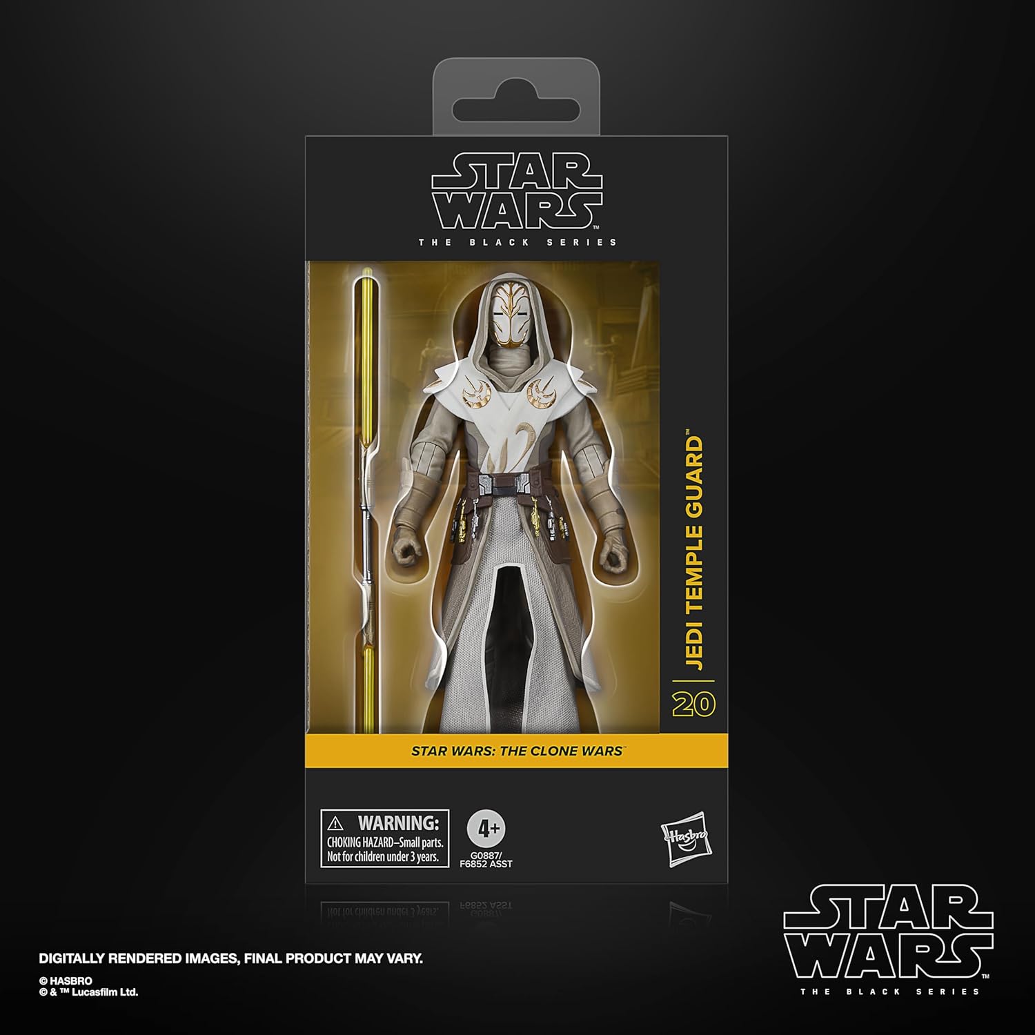 Star Wars The Black Series Jedi Temple Guard, The Clone Wars Collectible Action Figure (6-inch)