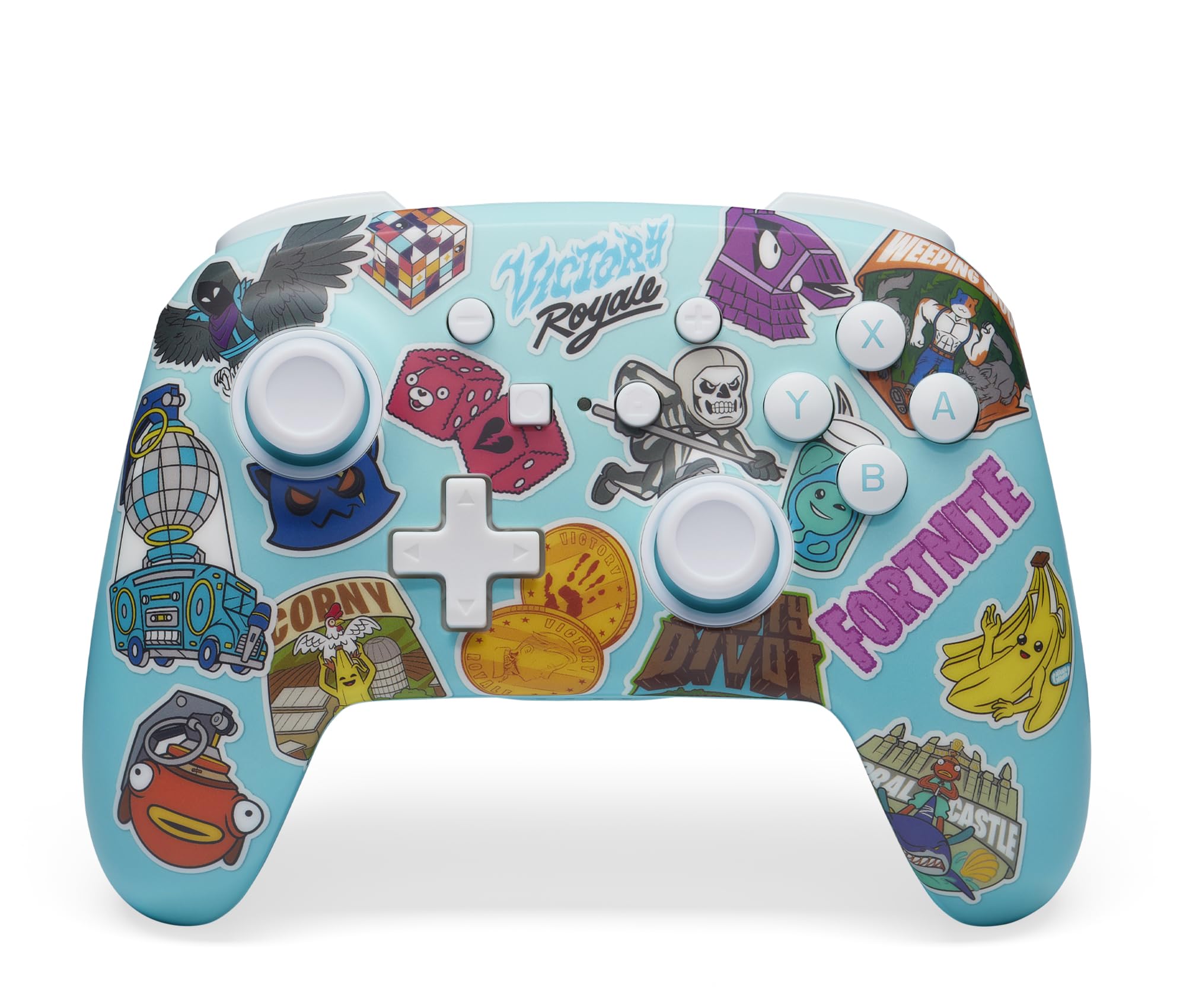 PowerA Enhanced Wireless Controller for Nintendo Switch - Peely, Fortnite, Nintendo Switch - OLED Model, Nintendo Switch Lite, Gamepad, Game Controller, Bluetooth Controller, Officially Licensed