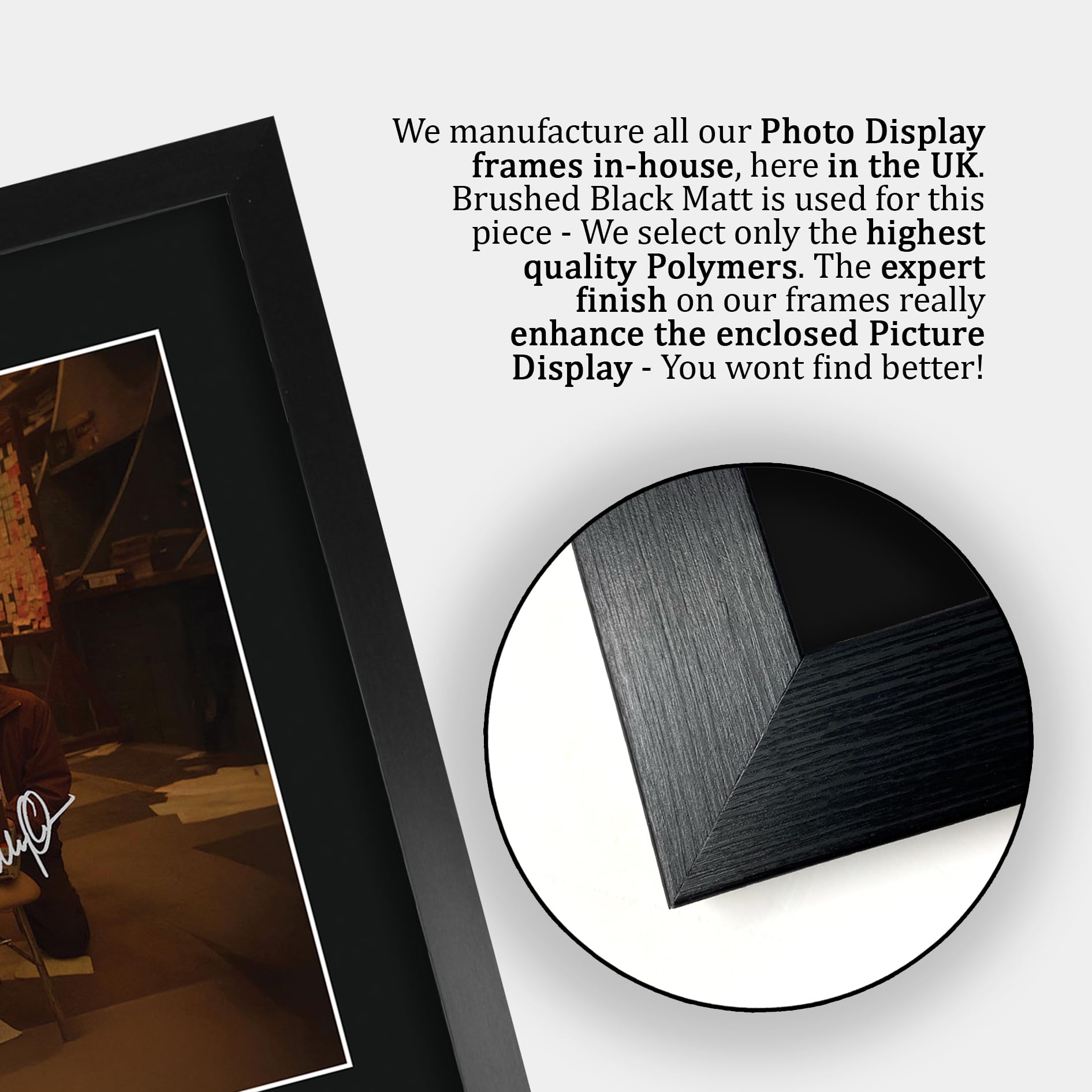 HWC Trading Loki Geschenke Gedrucktes Signiertes Autogramm Foto für Fans von Fernsehn Memorabilien - A3 Gerahmt