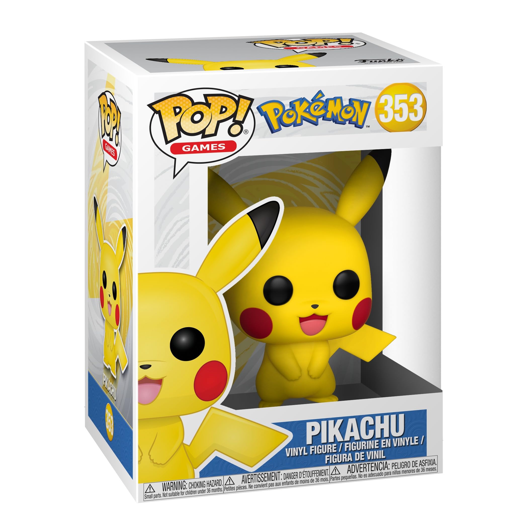 Funko Pop! Games: Pokemon - Pikachu - Vinyl Collectible Figure - Gift Idea - Official Merchandise - Toys For Kids & Adults - Video Games Fans - Model Figure For Collectors & Display