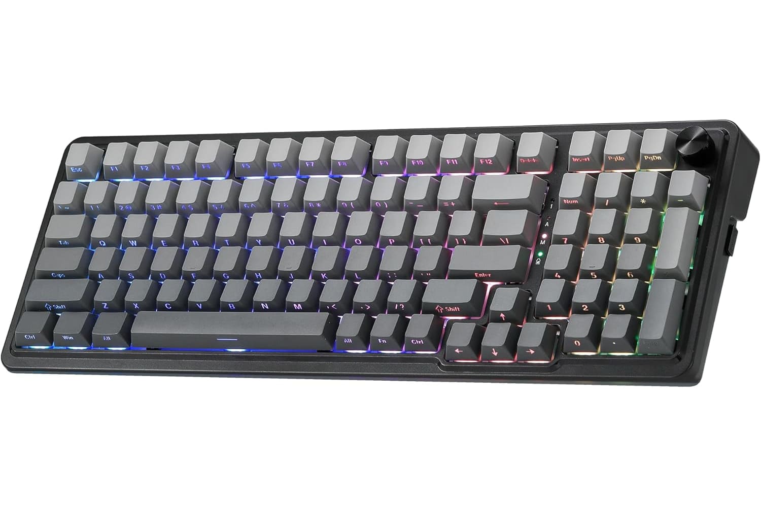 Redragon K686 PRO SE Anime Gasket Gaming Tastatur RGB 3 Modus 98 Tasten | Hot Swap Sockel Drehknopfsteuerung Geräuschdämpfende Pads Custom Hi Fi Linear