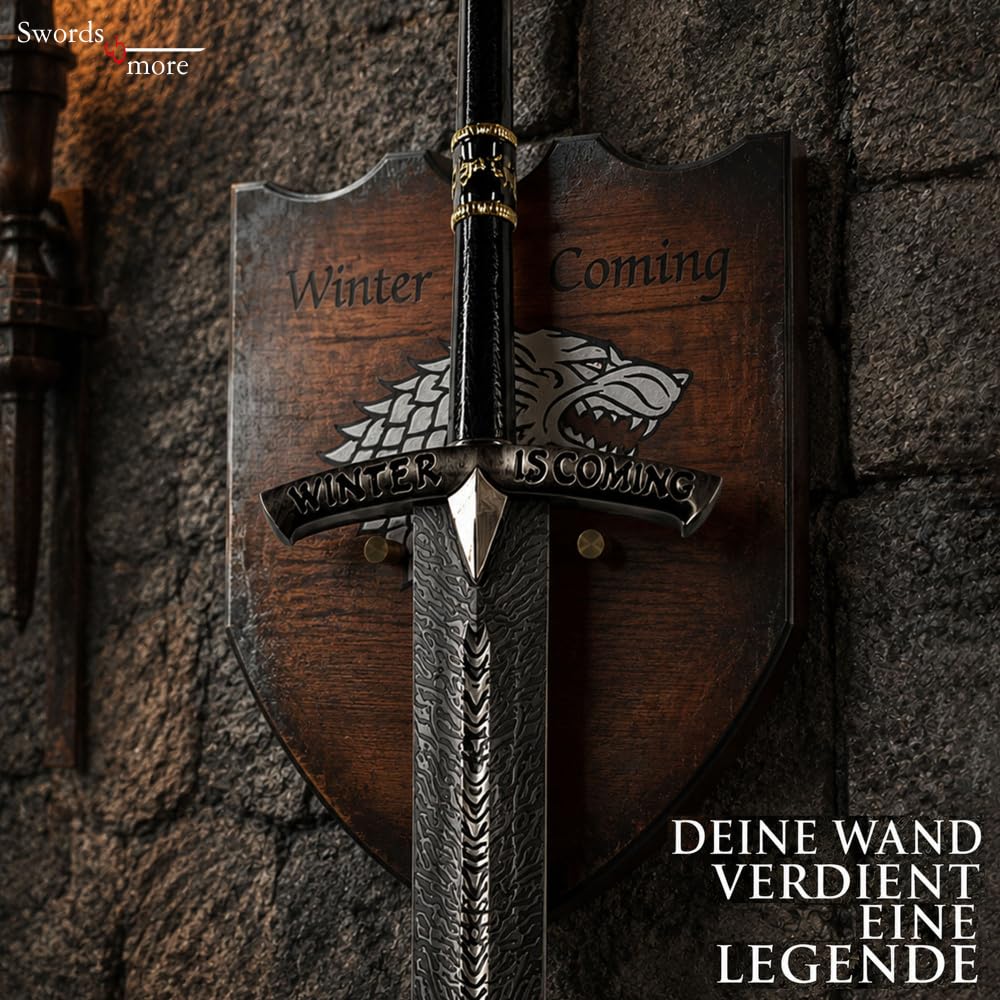 Game of Thrones Schwert | Authentisches Stück aus der Welt von Westeros | Stahlschwert | Hochwertige Verarbeitung | Perfekt für Sammler und Fans von Game of Thrones