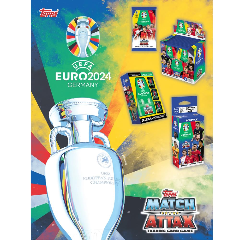 Topps Match Attax Trading Cards Bundle Champions League 25/26-10 Booster