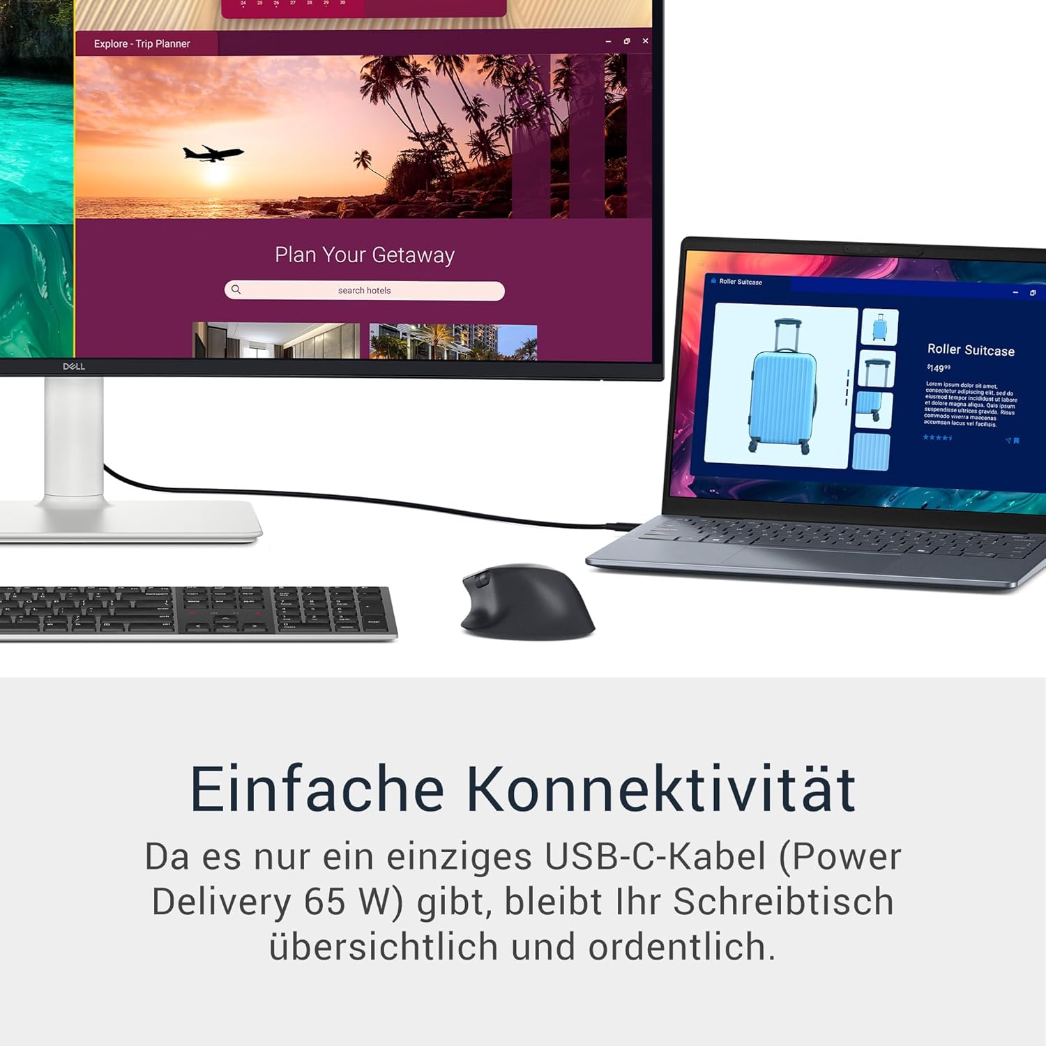 Dell 34 Plus USB-C Monitor - S3425DW, WQHD (3440x1440), 120Hz, VA, 1ms