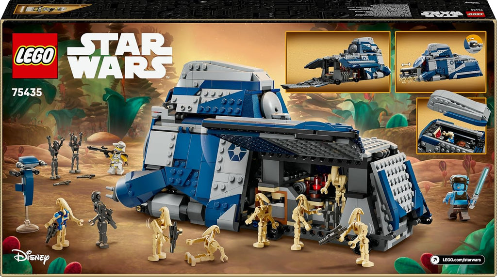 LEGO Star Wars: The Clone Wars Separatist MTT in the Battle of Felucia - Toy with Lightsaber - Kids' Gift for Boys and Girls - Model Building for Display and Collecting - 75435