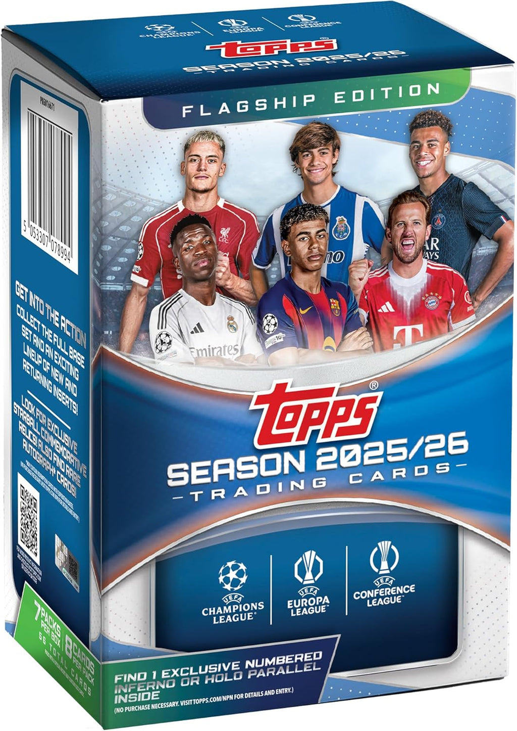 2025-26 Topps UEFA Club Competitions Soccer - Factory Sealed - Value Box