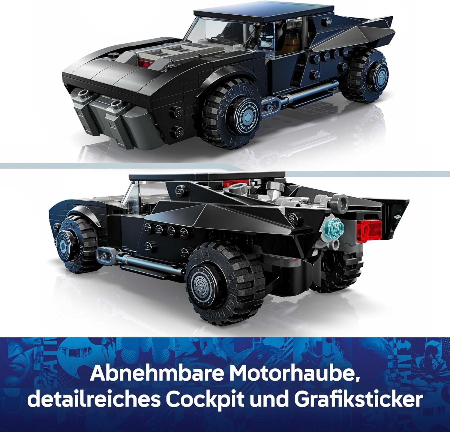 LEGO DC Batman: The Batman Batmobile - Kids' Toy - Playset with Model Car and Superhero Minifigure for Ages 9+ - Creative Gift for Boys, Girls, and Fans - 76332